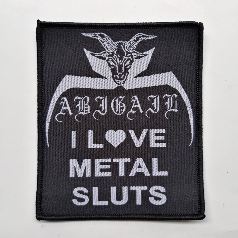 ABIGAIL 官方原版 I Heart Metal Slut (Woven Patch)